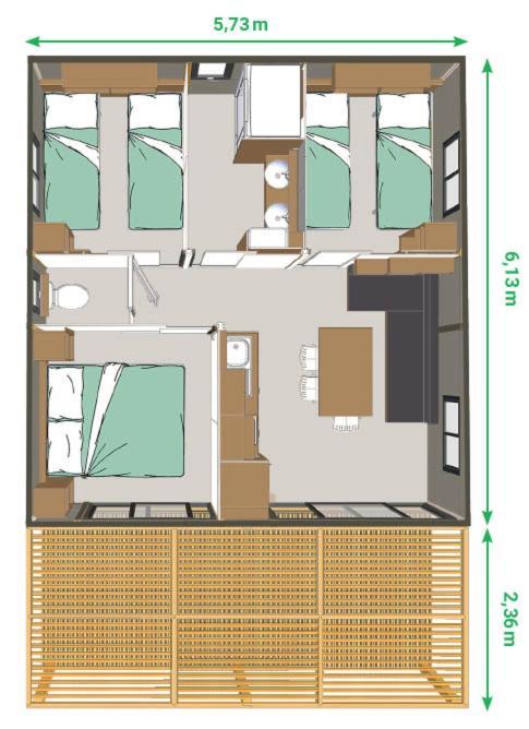 Camping La Vallée De 4*